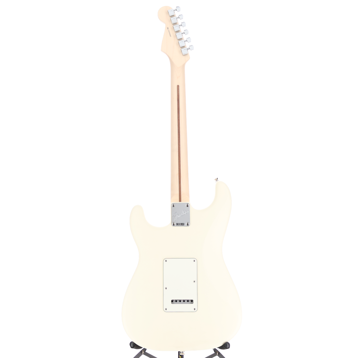 Fender Limited Edition American Stratocaster, Satin Maple Neck, Olympic White (E11) (58463)