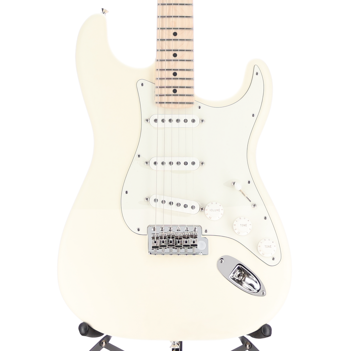 Fender Limited Edition American Stratocaster, Satin Maple Neck, Olympic White (E11) (58463)