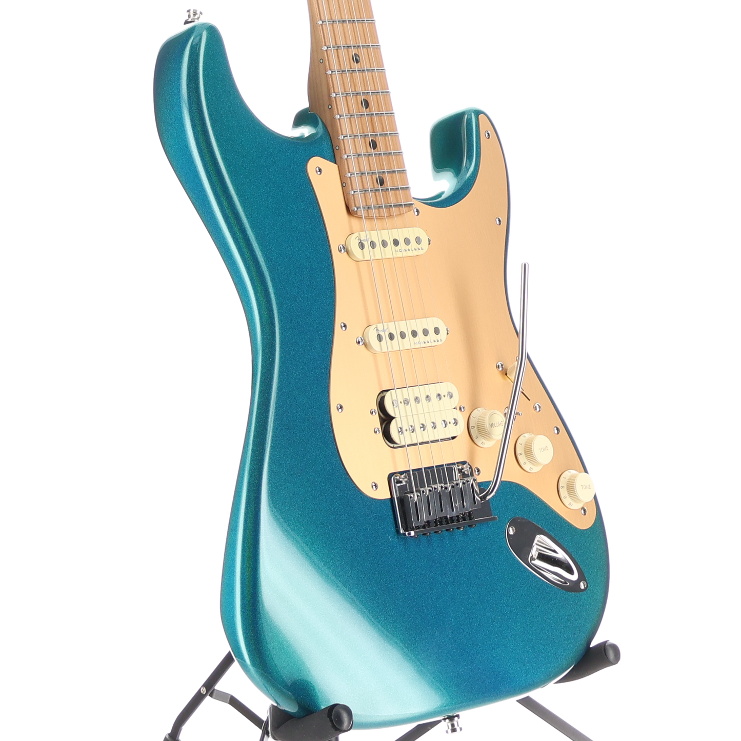 Fender Limited Edition American Ultra II Stratocaster HSS, Roasted Maple Fingerboard, Aurora (RC4) (01043)