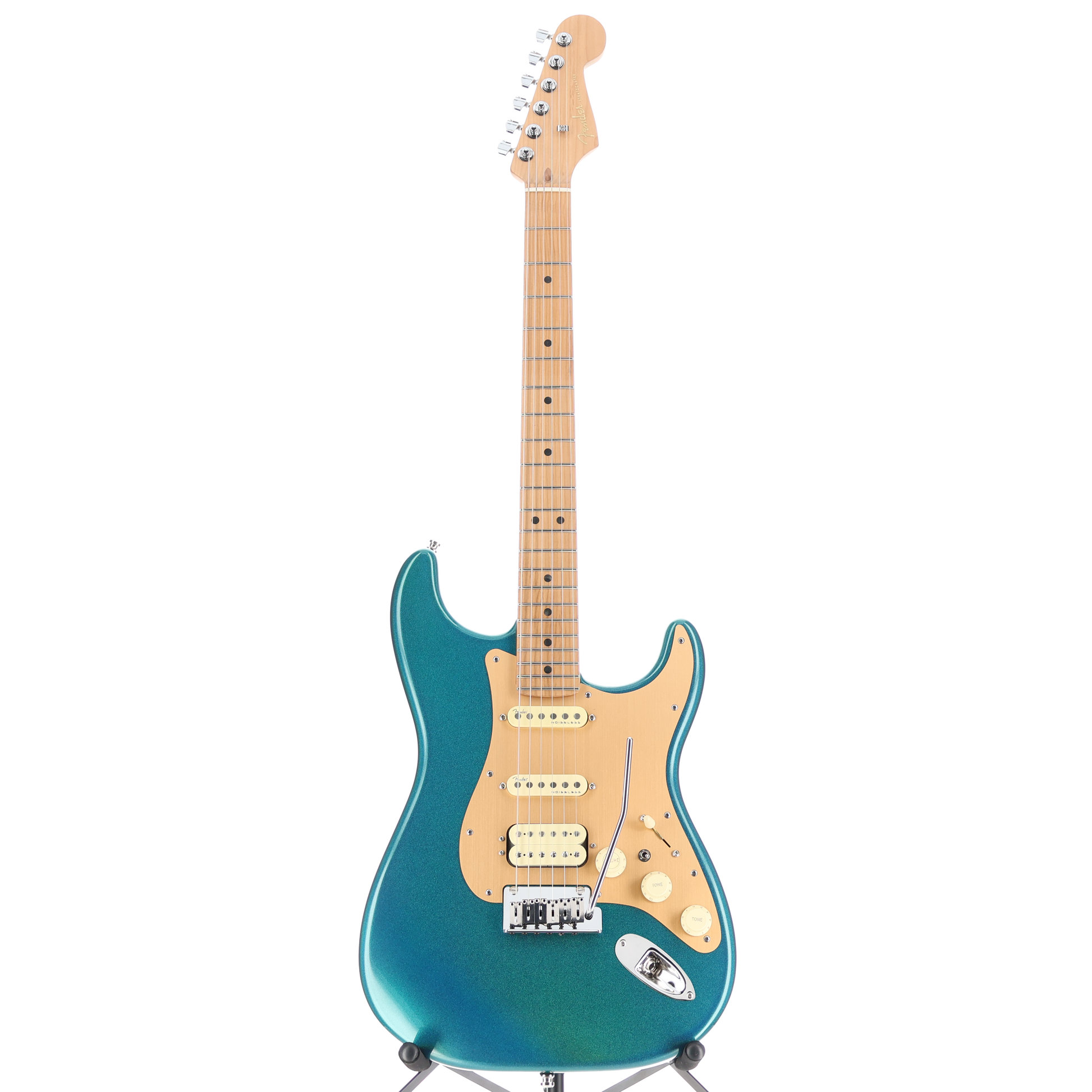 Fender Limited Edition American Ultra II Stratocaster HSS, Roasted Maple Fingerboard, Aurora (RC4) (01043)