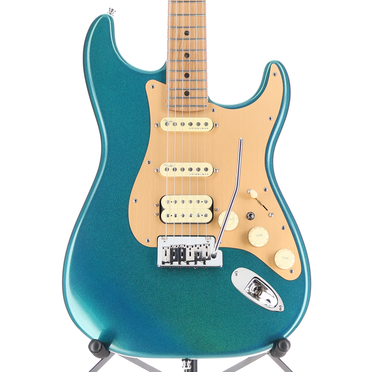 Fender Limited Edition American Ultra II Stratocaster HSS, Roasted Maple Fingerboard, Aurora (RC4) (01043)