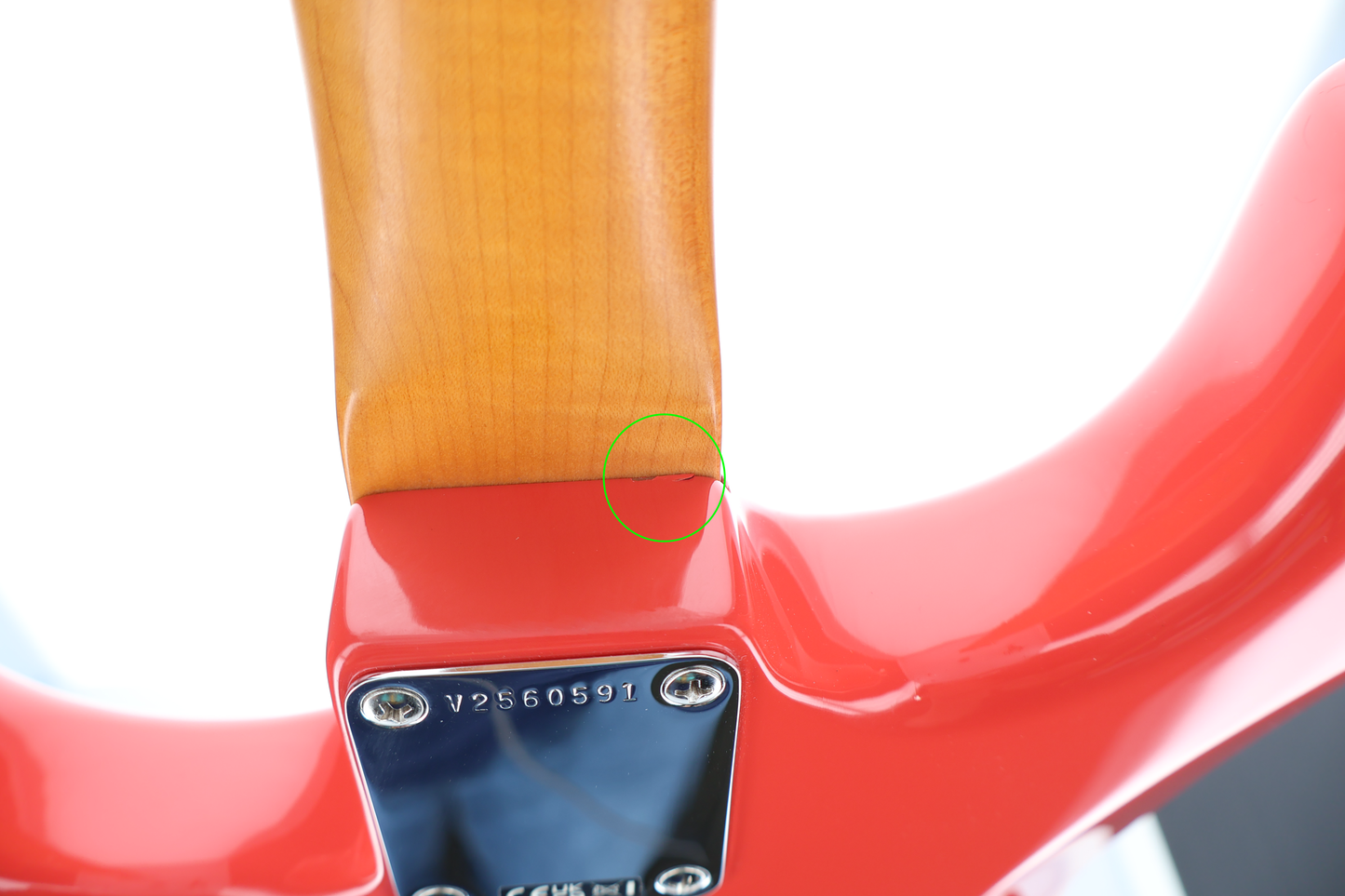 Fender Limited Edition American Vintage II 1961 Stratocaster, 3A Flame Maple Neck - Fiesta Red (BB11) (60591)