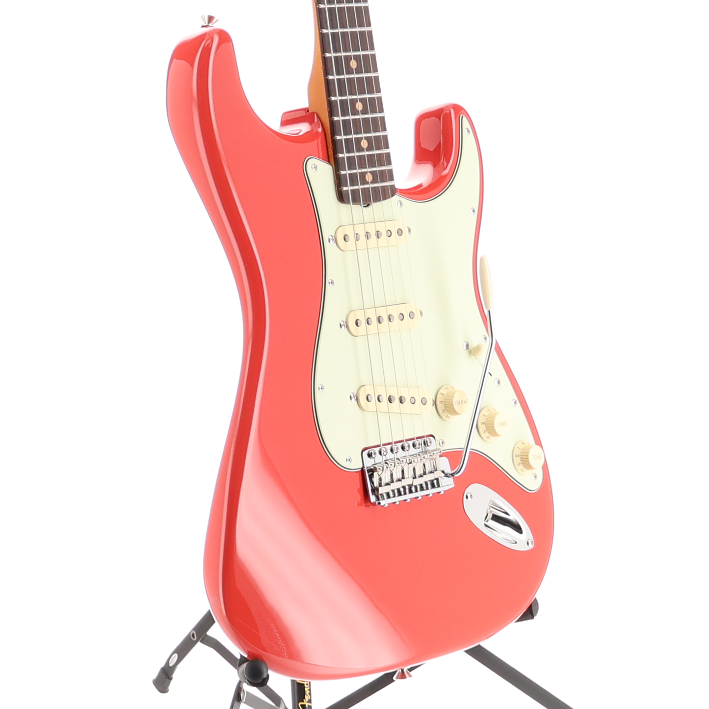 Fender Limited Edition American Vintage II 1961 Stratocaster, 3A Flame Maple Neck - Fiesta Red (RC2) (58529)
