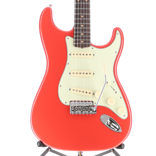 Fender Limited Edition American Vintage II 1961 Stratocaster, 3A Flame Maple Neck - Fiesta Red (RC2) (58529)