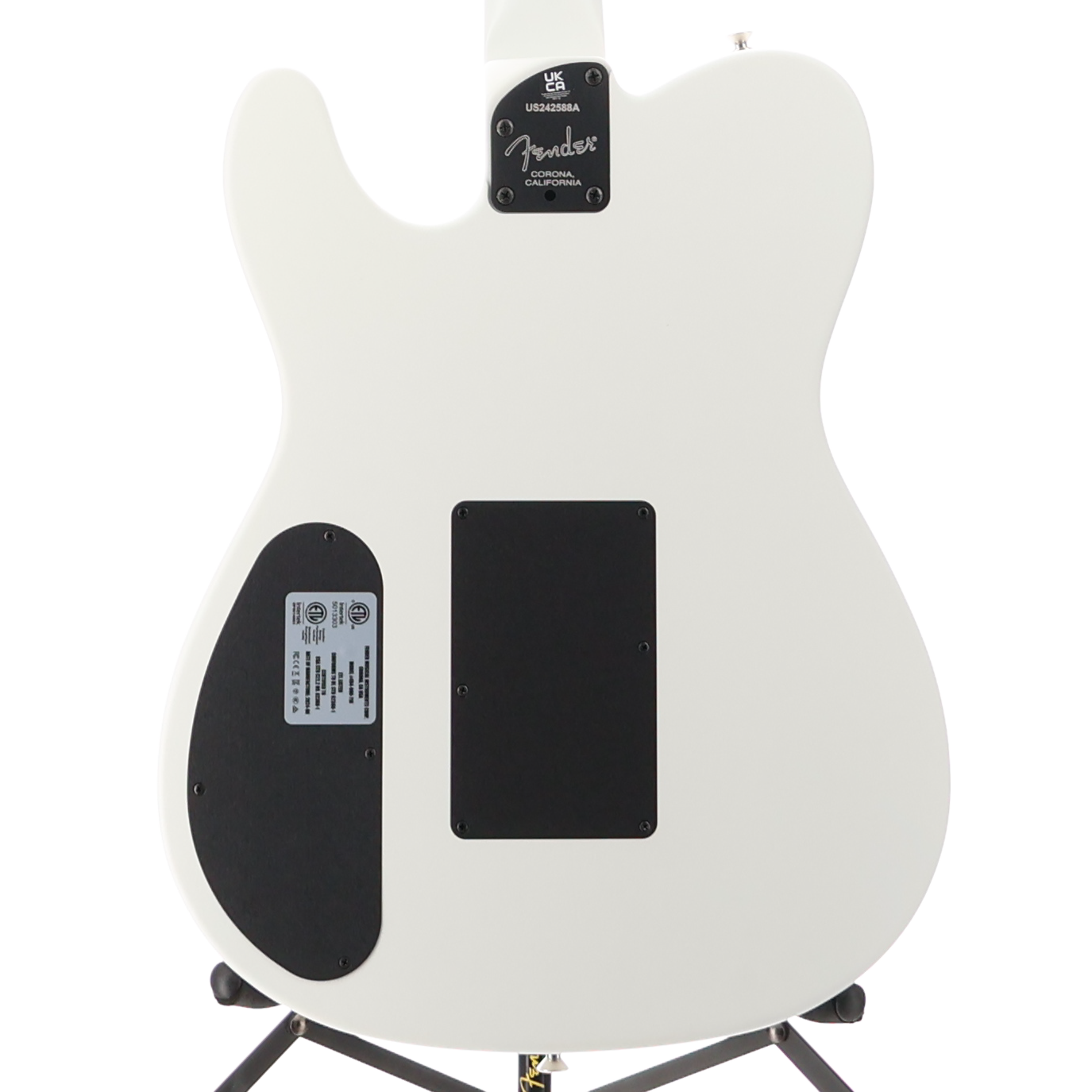 Fender Limited Edition FINNEAS American Acoustasonic Telecaster, Ebony Fingerboard, Satin Arctic White (RC4) (2588A)