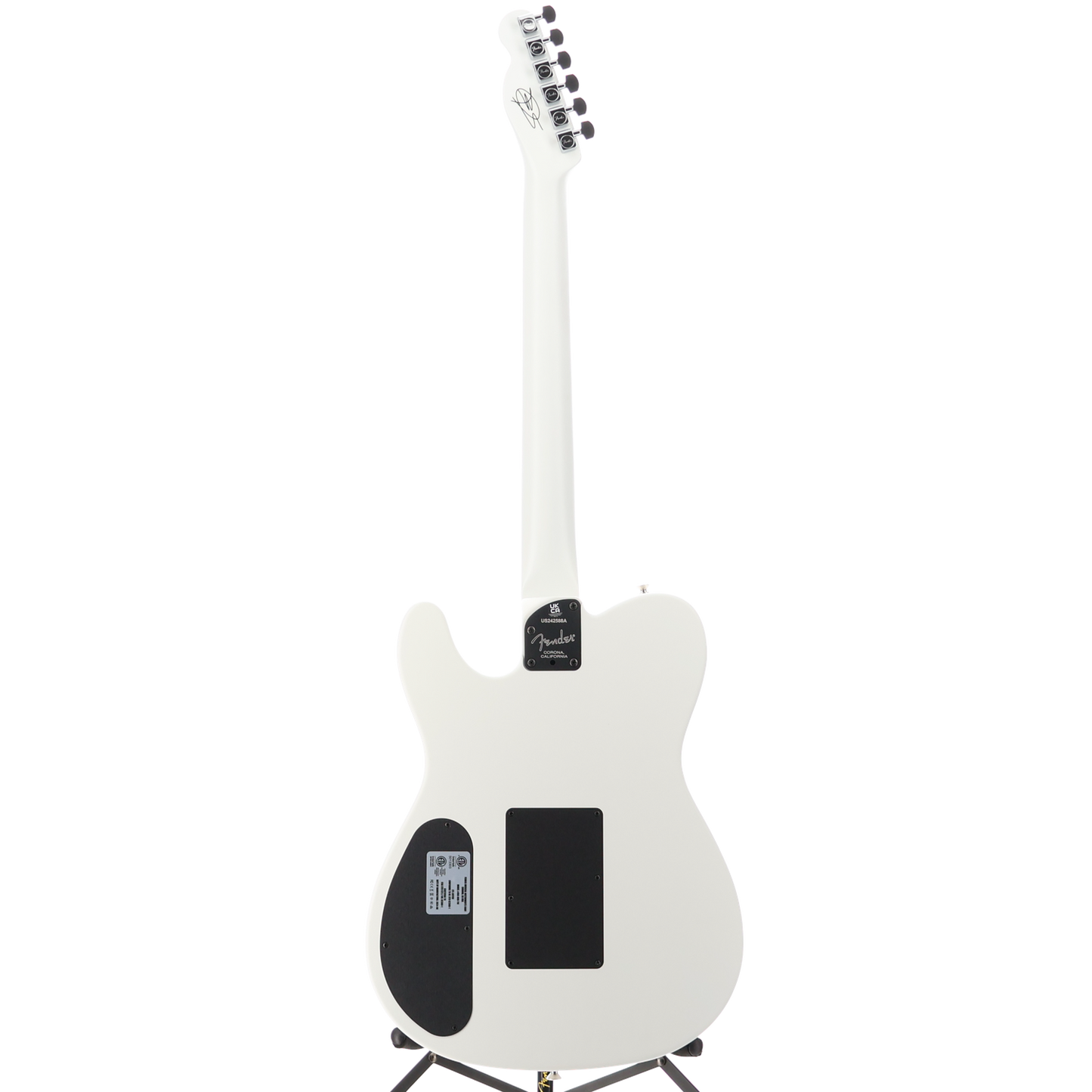 Fender Limited Edition FINNEAS American Acoustasonic Telecaster, Ebony Fingerboard, Satin Arctic White (RC4) (2588A)
