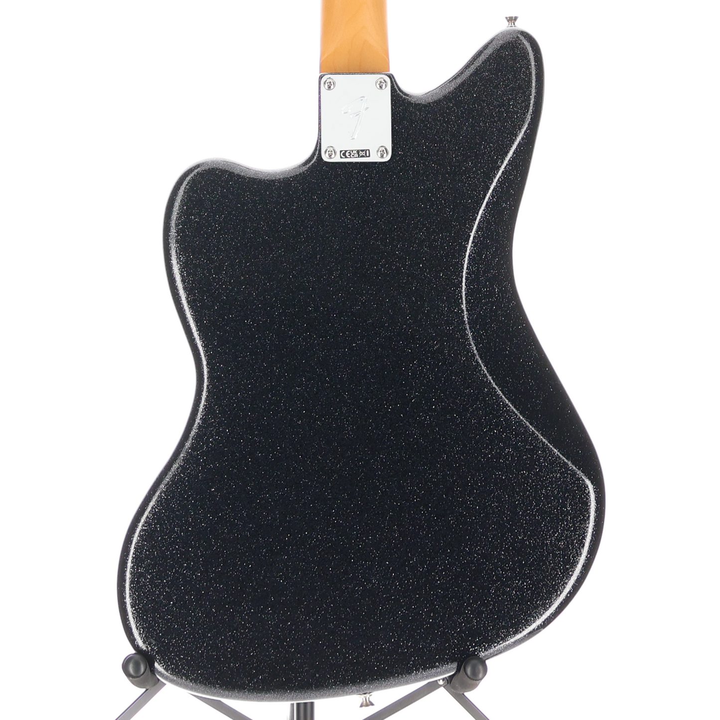 Fender Limited Edition Gold Foil Jazzmaster, Ebony Fingerboard, Black Sparkle (A3) (57626)