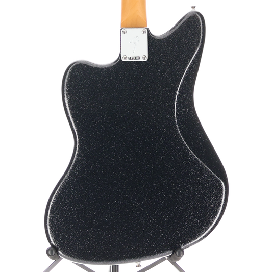 Fender Limited Edition Gold Foil Jazzmaster, Ebony Fingerboard, Black Sparkle (A3) (57626)