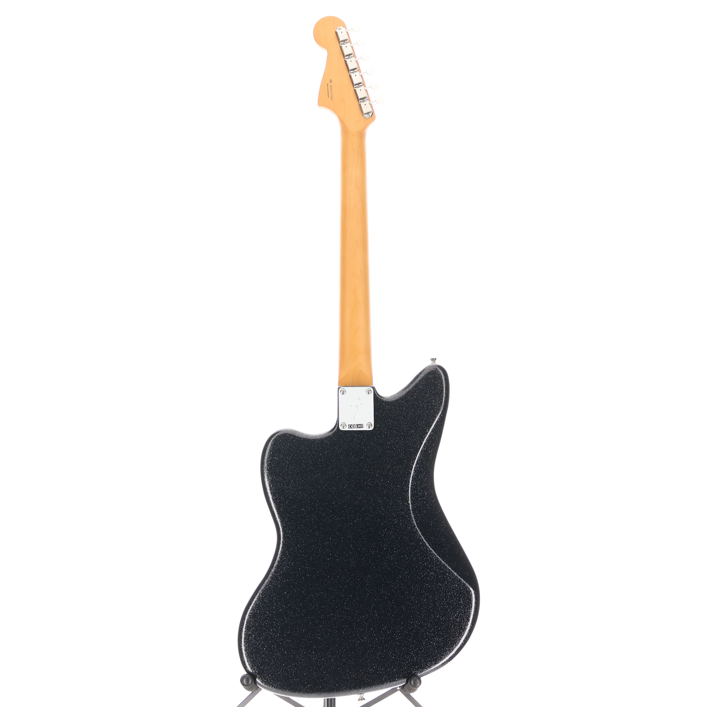 Fender Limited Edition Gold Foil Jazzmaster, Ebony Fingerboard, Black Sparkle (A3) (57626)