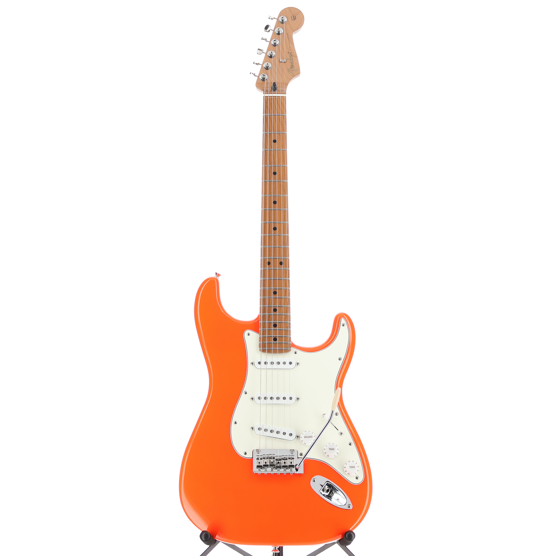 Fender Limited Edition Player II Stratocaster, Roasted Maple Fingerboard - Orange Neon Custom Paint (SR) (03462)