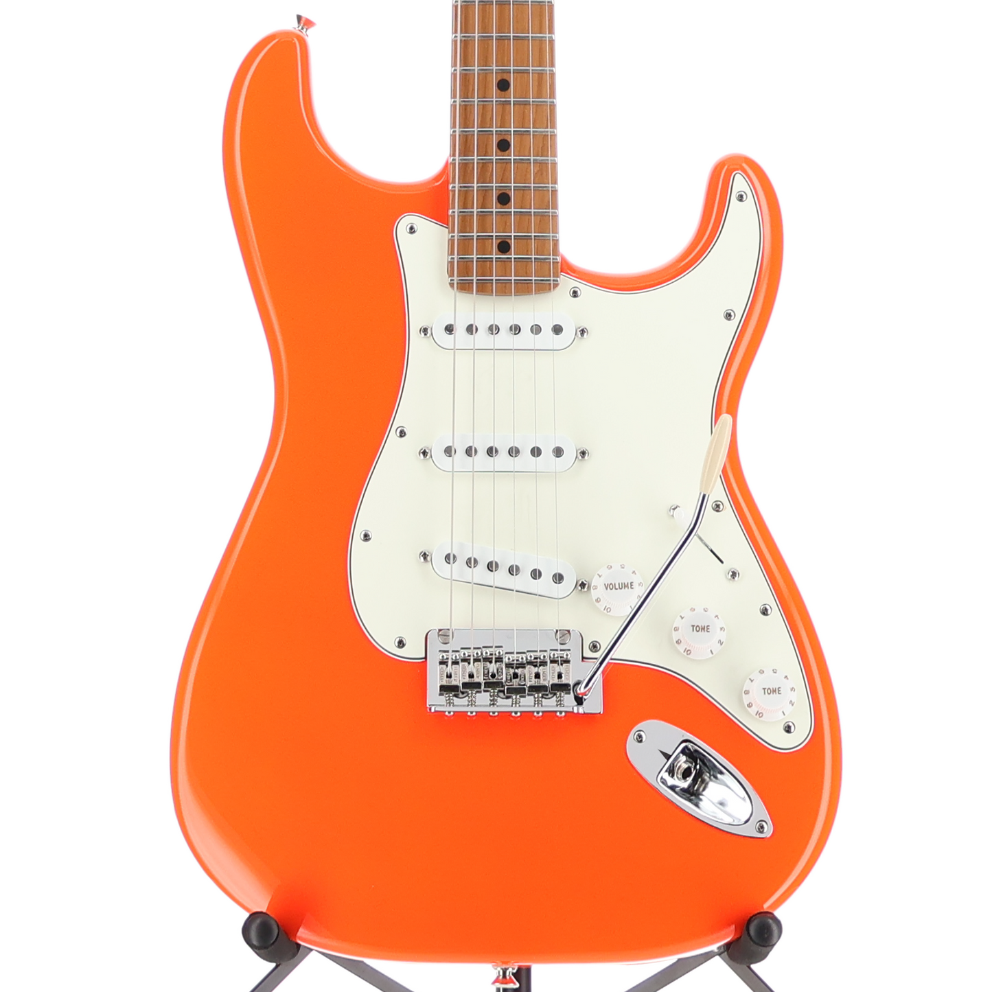Fender Limited Edition Player II Stratocaster, Roasted Maple Fingerboard - Orange Neon Custom Paint (SR) (03462)