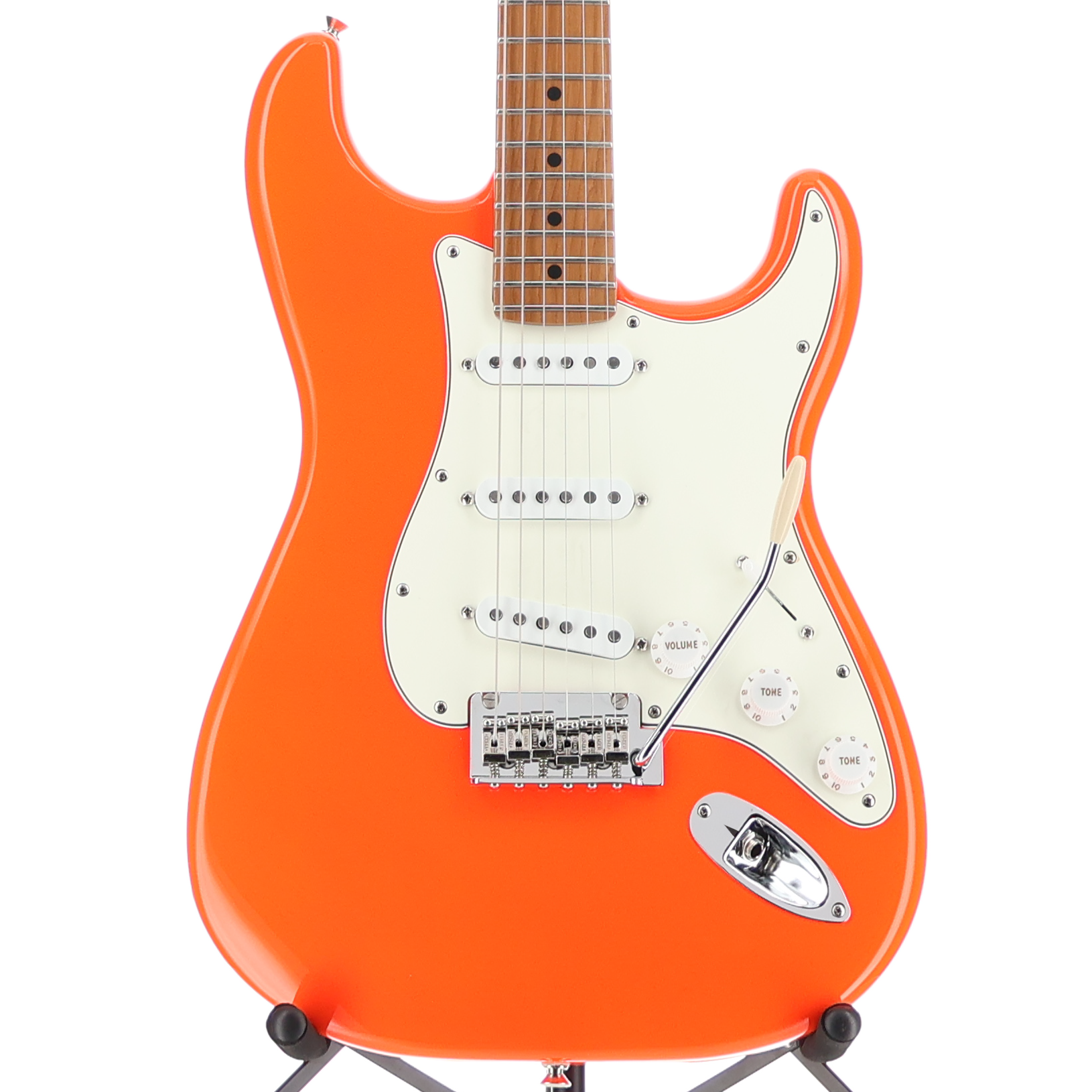Fender Limited Edition Player II Stratocaster, Roasted Maple Fingerboard - Orange Neon Custom Paint (SR) (03462)