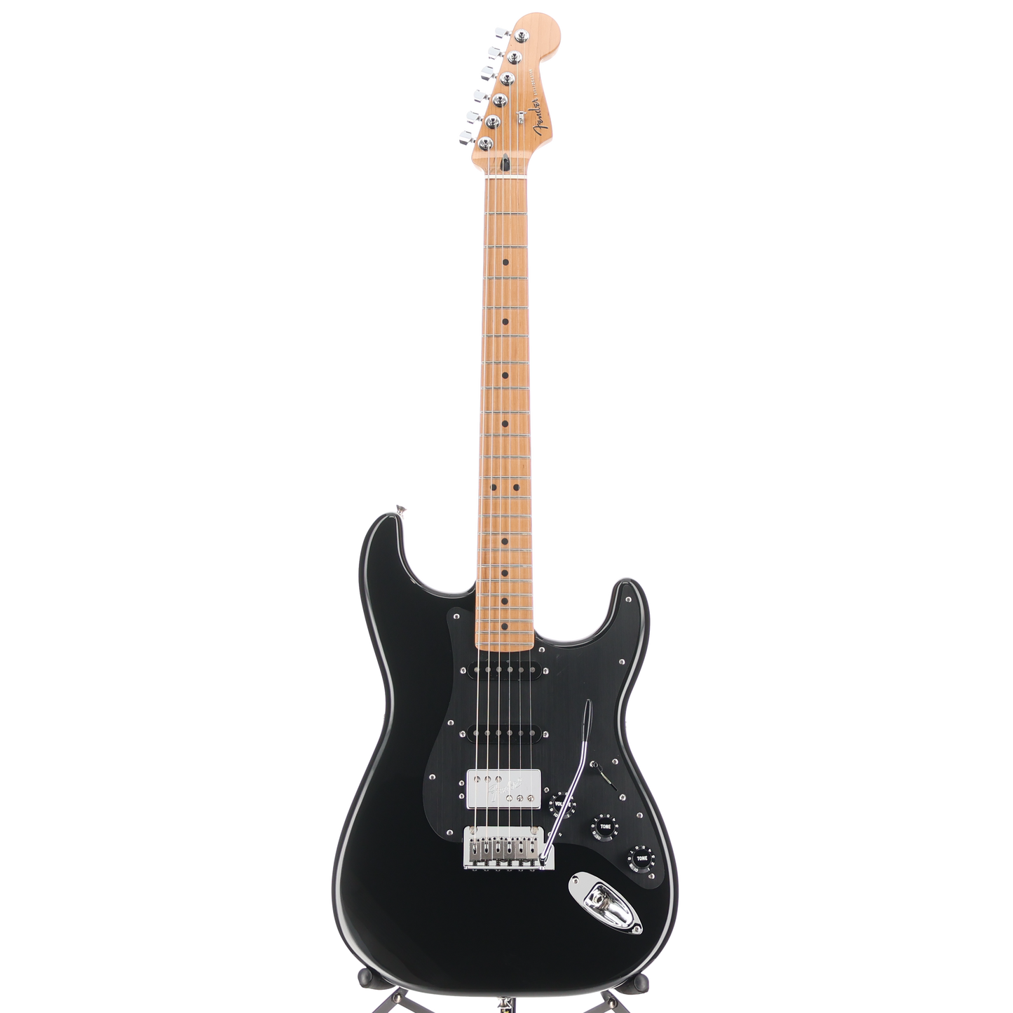 Fender Limited Edition Player Plus Stratocaster HSS, Roasted Maple Fingerboard, Black (Z5) (13949)