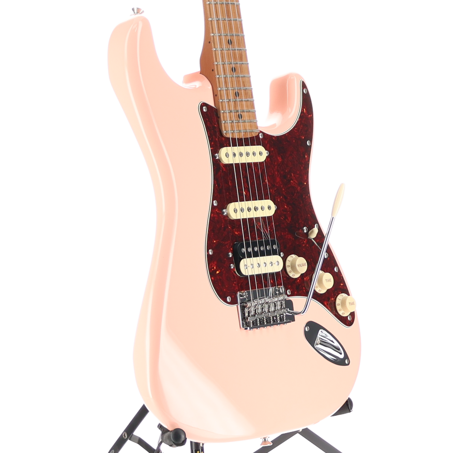 Fender Limited Edition Player Stratocaster HSS, Roasted Neck, Shell Pink (Y8) (82632)