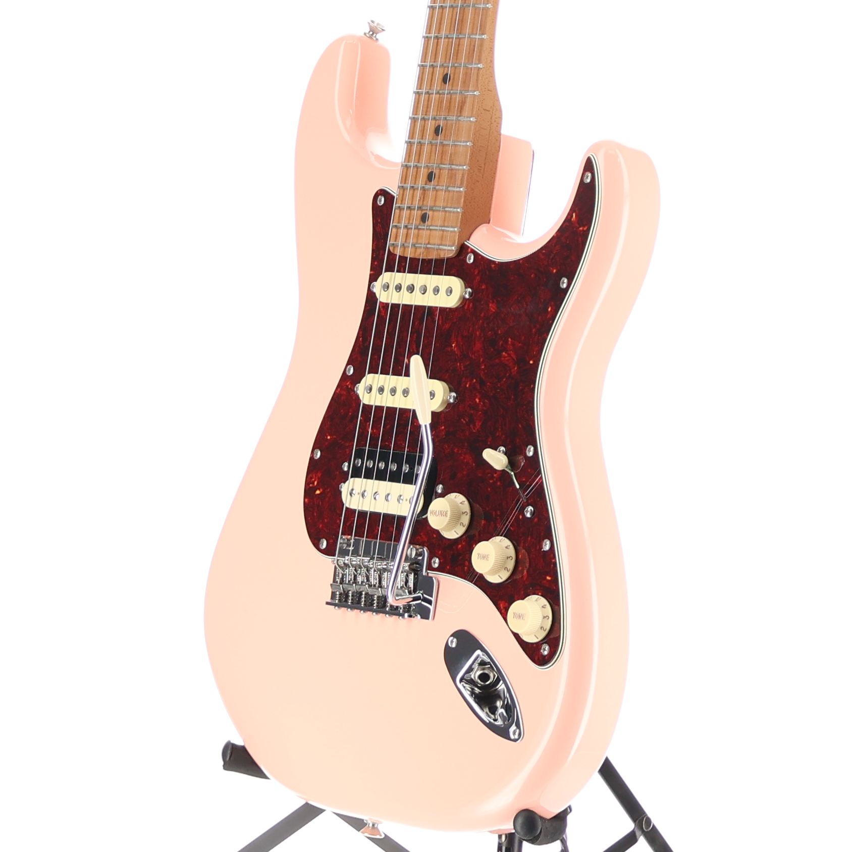 Fender Limited Edition Player Stratocaster HSS, Roasted Neck, Shell Pink (Y8) (82632)
