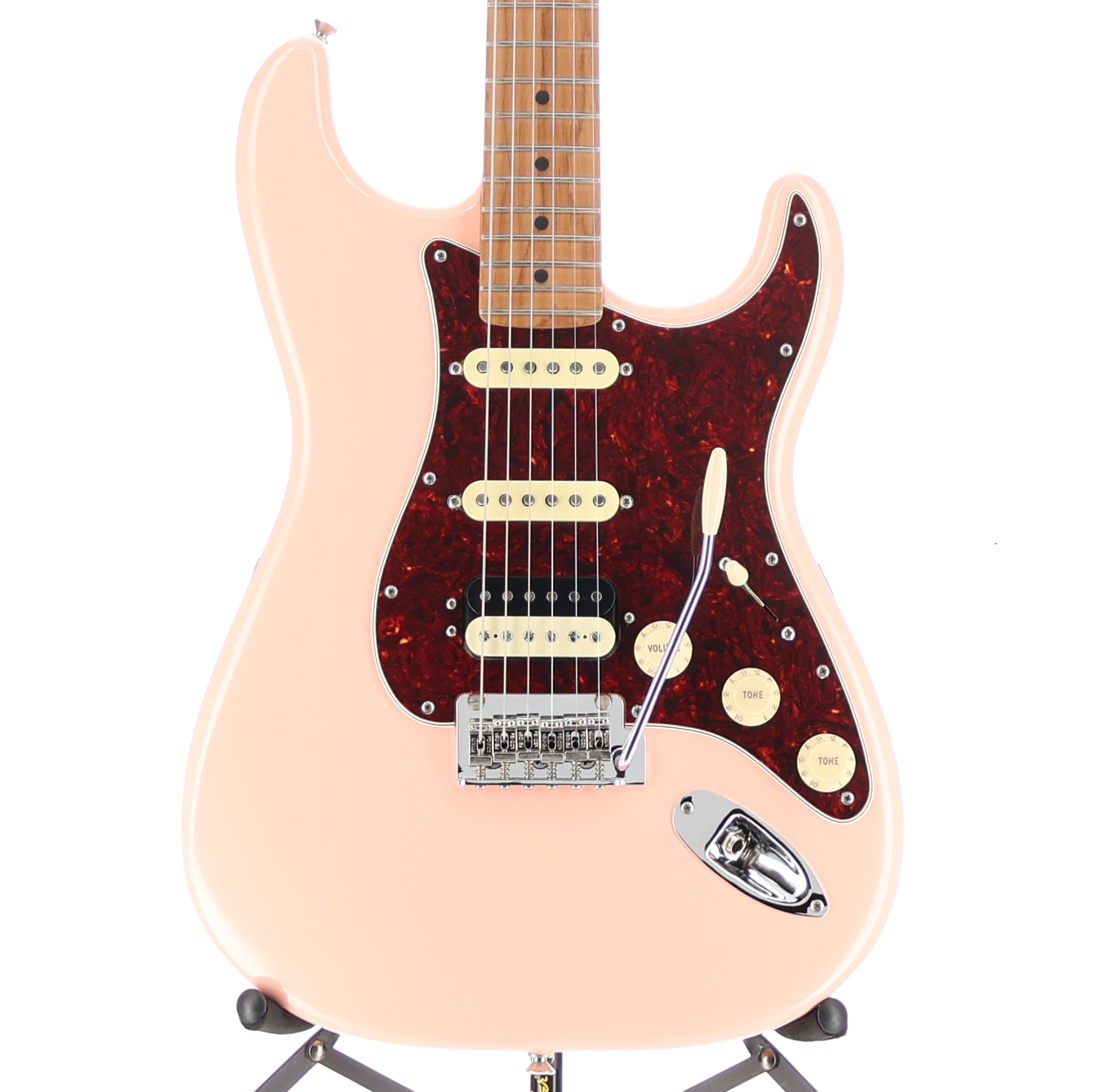 Fender Limited Edition Player Stratocaster HSS, Roasted Neck, Shell Pink (Y8) (82632)