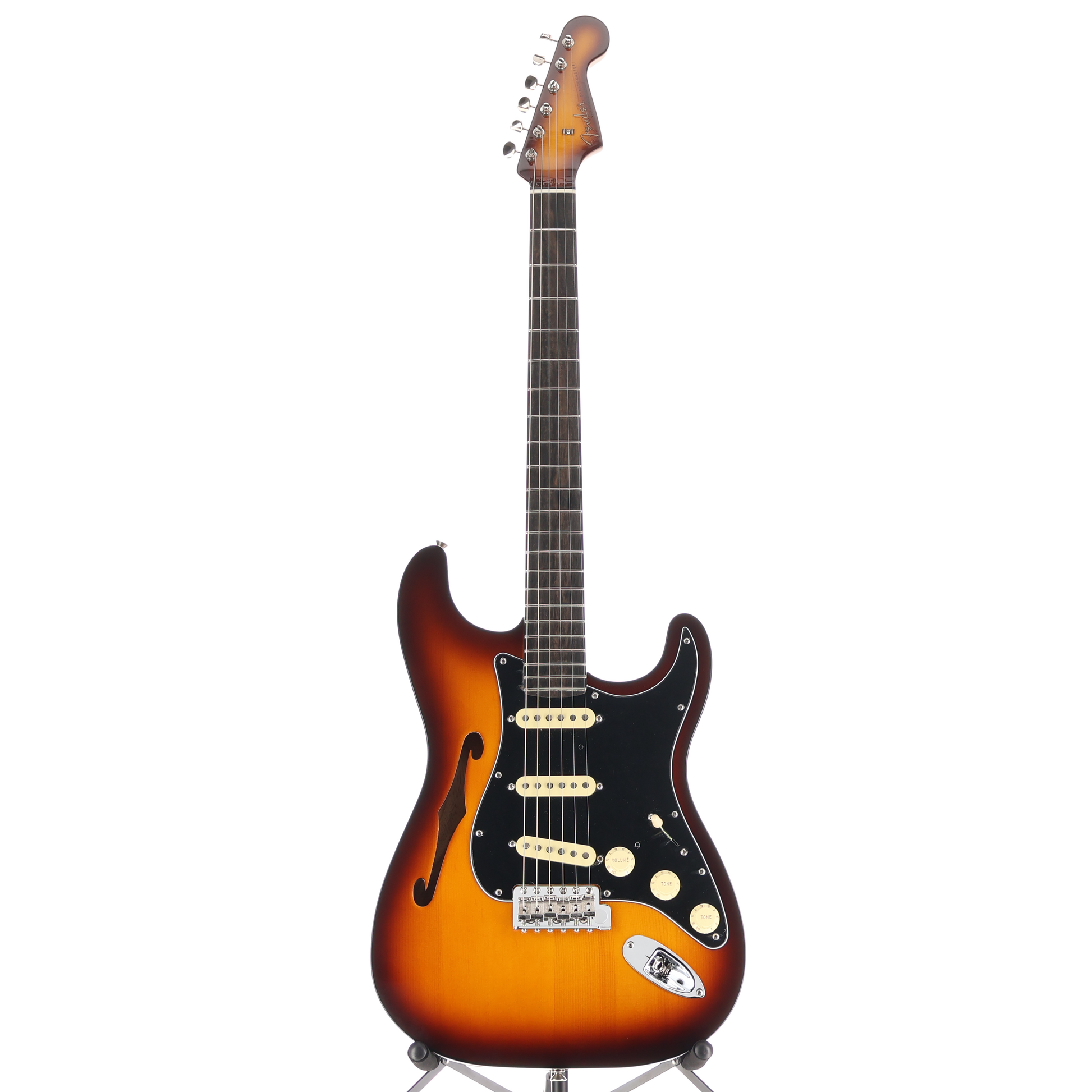 Fender Limited Edition Suona Stratocaster Thinline, Ebony Fingerboard, Violin Burst (H9)(70937) (70937)
