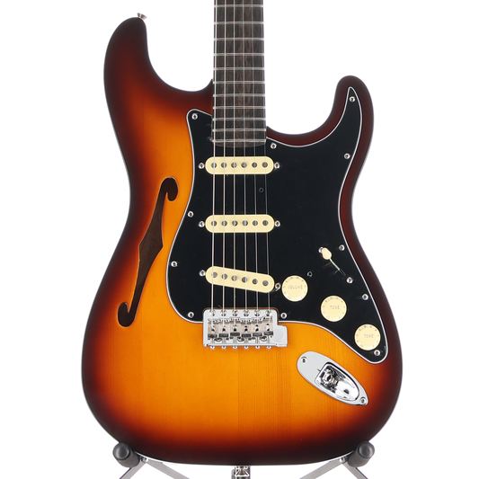 Fender Limited Edition Suona Stratocaster Thinline, Ebony Fingerboard, Violin Burst (H9)(70937) (70937)