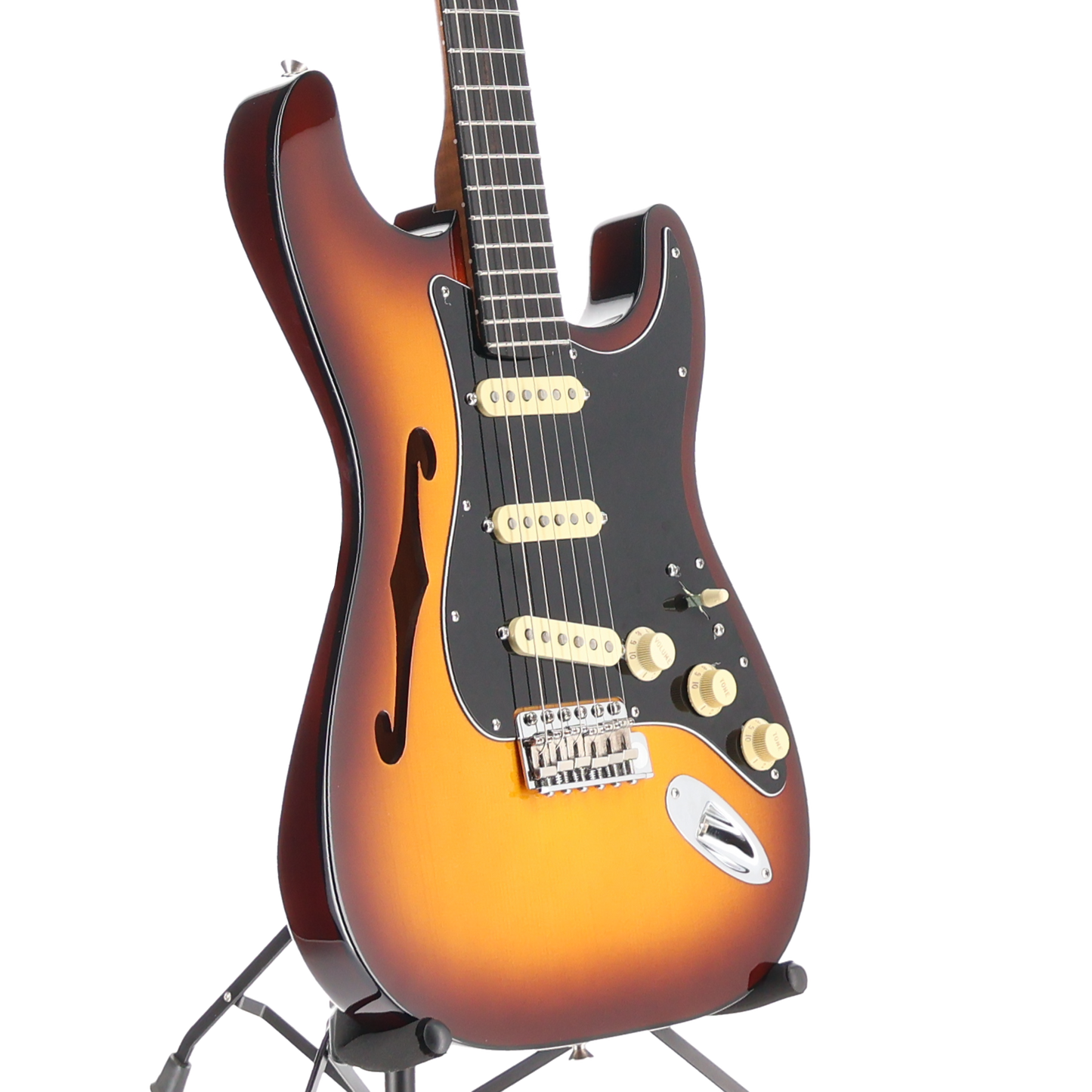 Fender Limited Edition Suona Stratocaster Thinline, Violin Burst, Plays Great (M7) (53175)