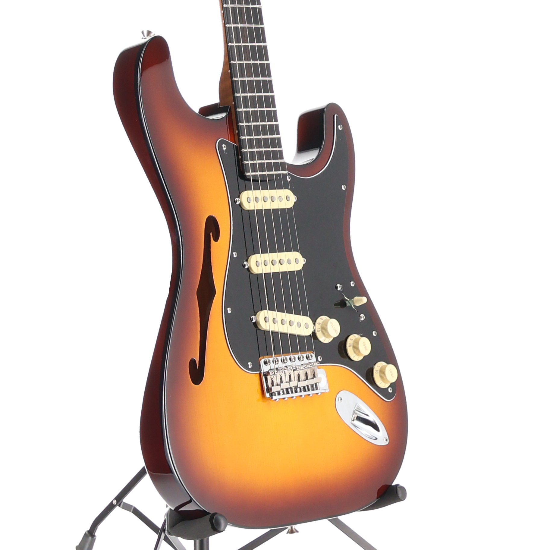 Fender Limited Edition Suona Stratocaster Thinline, Violin Burst, Plays Great (M7) (53175)