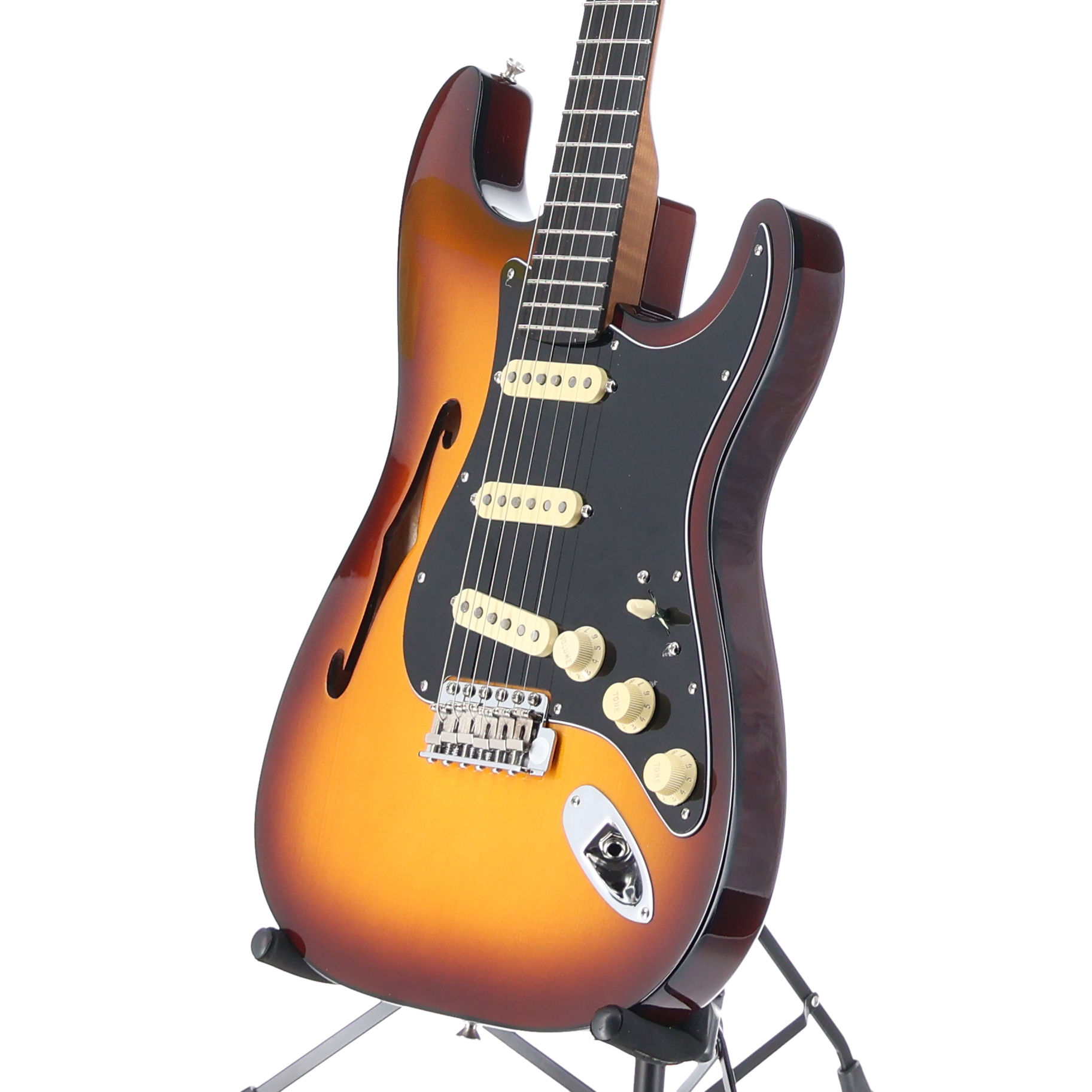 Fender Limited Edition Suona Stratocaster Thinline, Violin Burst, Plays Great (M7)(53175) (53175)