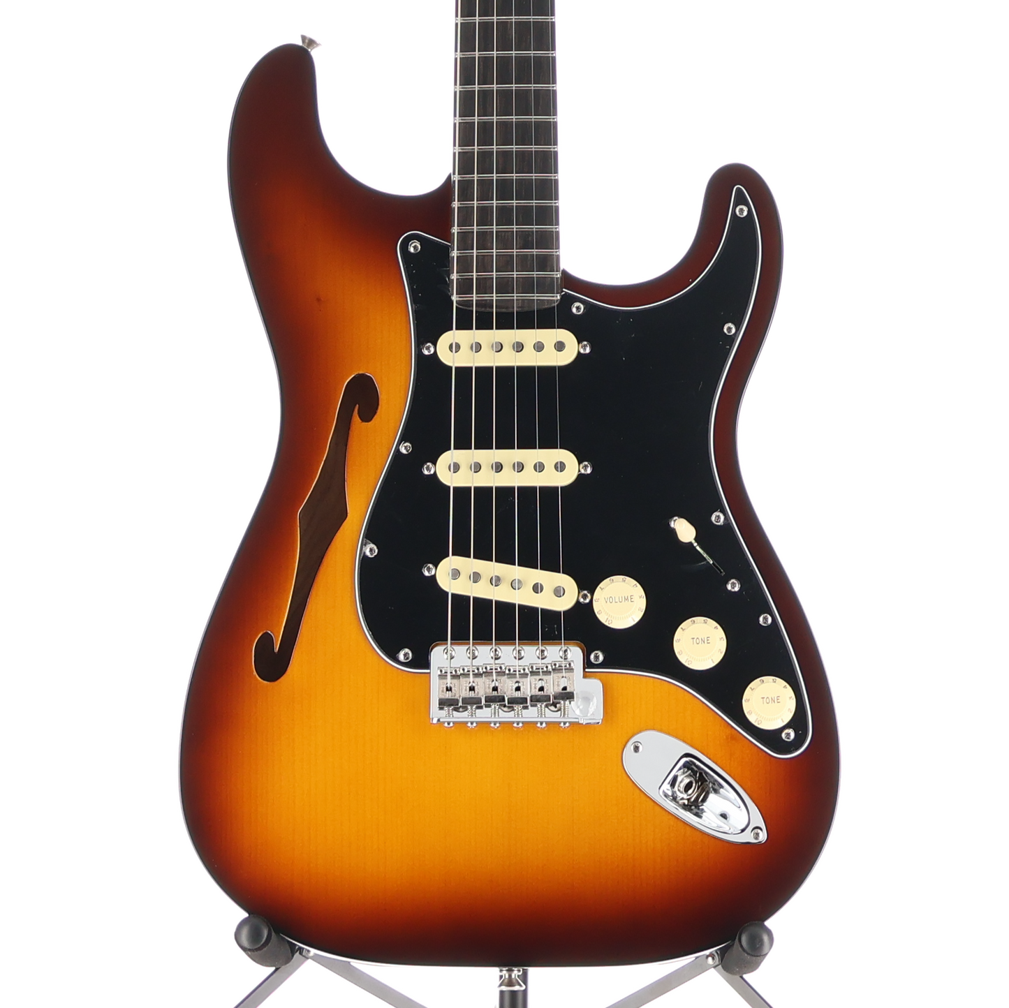Fender Limited Edition Suona Stratocaster Thinline, Violin Burst, Pro Setup (RC3) (70652)