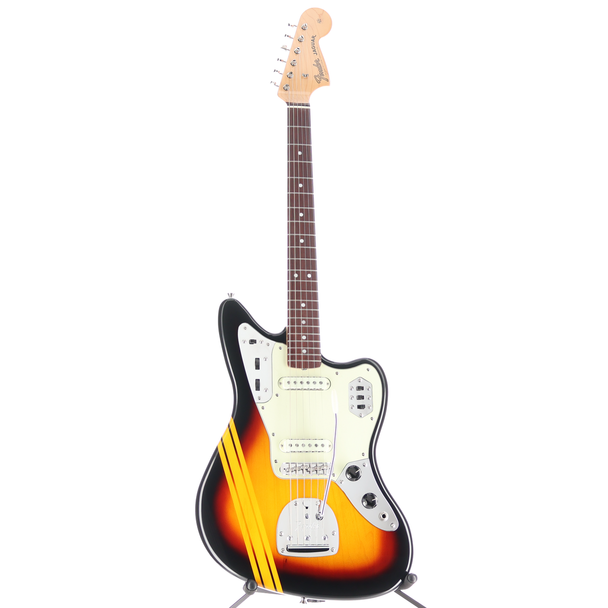 Fender MIJ Traditional 2025 Collection, 60s Jaguar, Rosewood Fingerboard, Competition 3-Color Sunburst / Aged Natural (AA5) (10974)