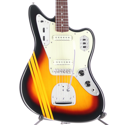 Fender MIJ Traditional 2025 Collection, 60s Jaguar, Rosewood Fingerboard, Competition 3-Color Sunburst / Aged Natural (AA5) (10974)