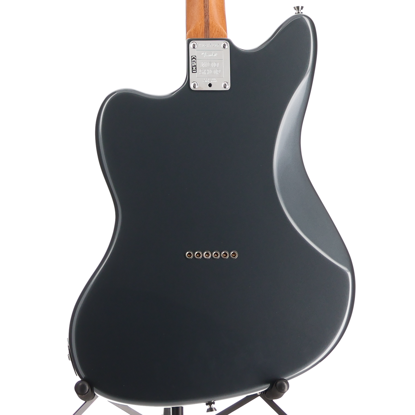 Fender MOD SHOP Made In USA Offset Telecaster Electric Guitar Charcoal Frost Metallic (Y11) (67235)