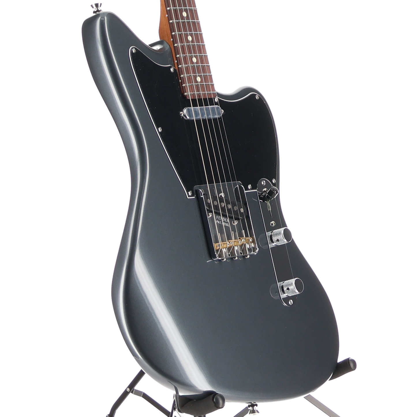 Fender MOD SHOP Made In USA Offset Telecaster Electric Guitar Charcoal Frost Metallic (Y11) (67235)