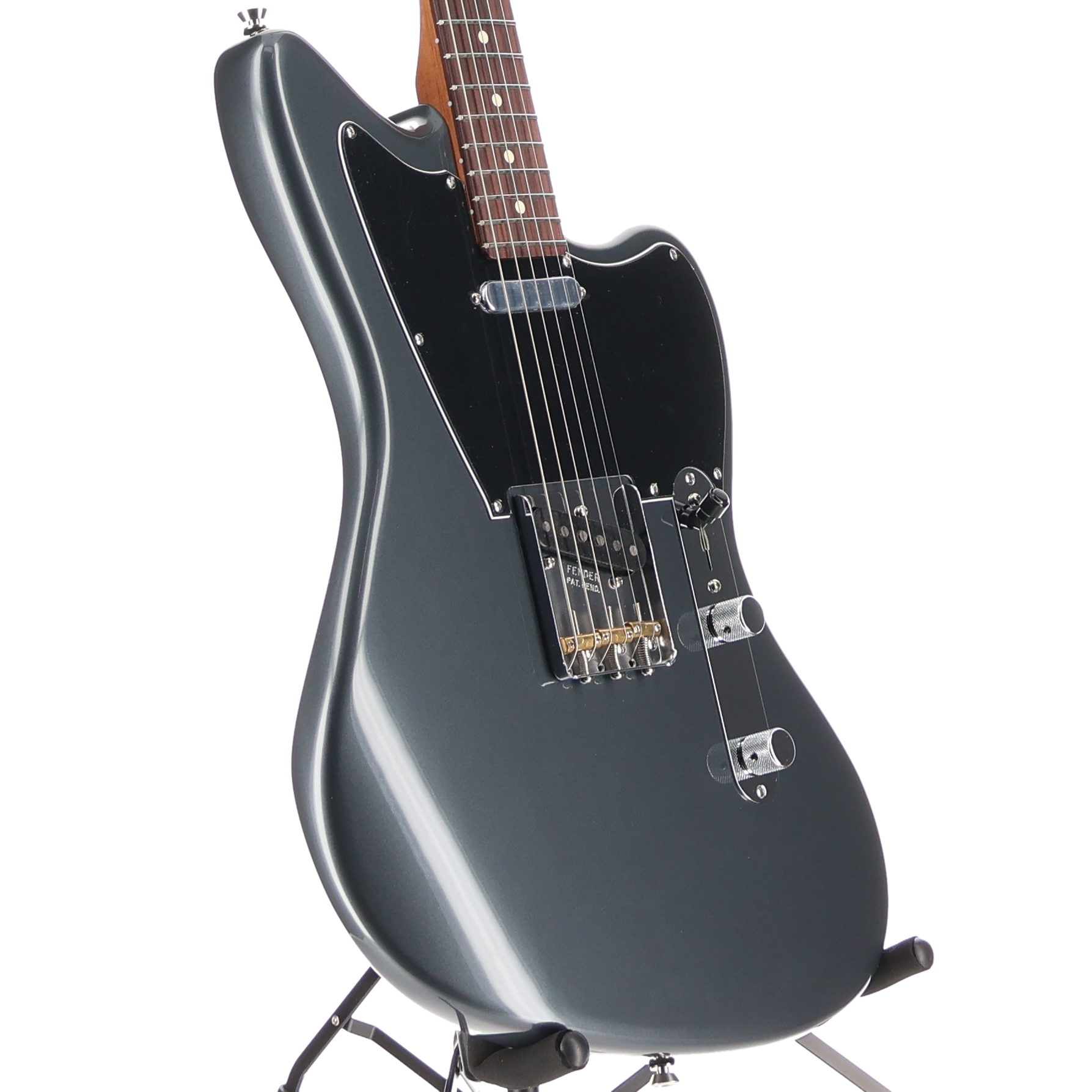 Fender MOD SHOP Made In USA Offset Telecaster Electric Guitar Charcoal Frost Metallic (Y11) (67235)