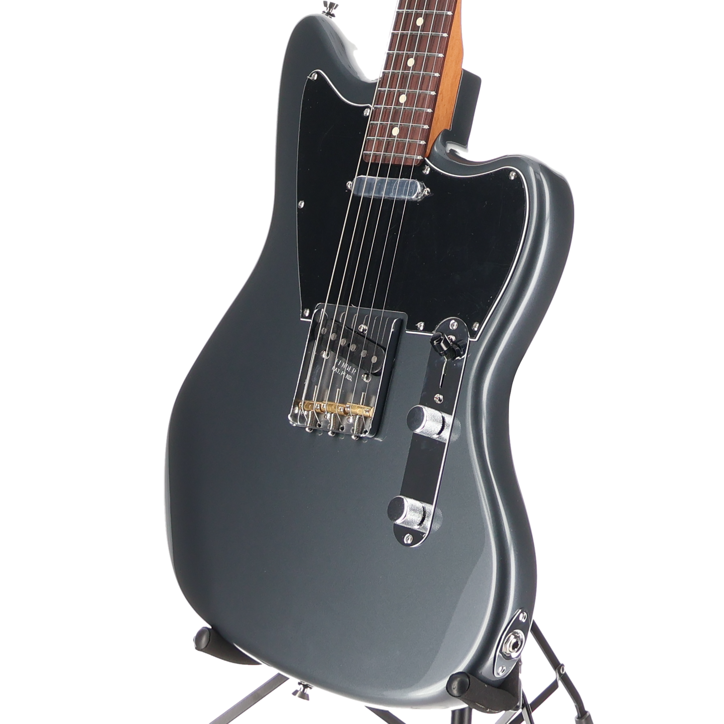 Fender MOD SHOP Made In USA Offset Telecaster Electric Guitar Charcoal Frost Metallic (Y11) (67235)