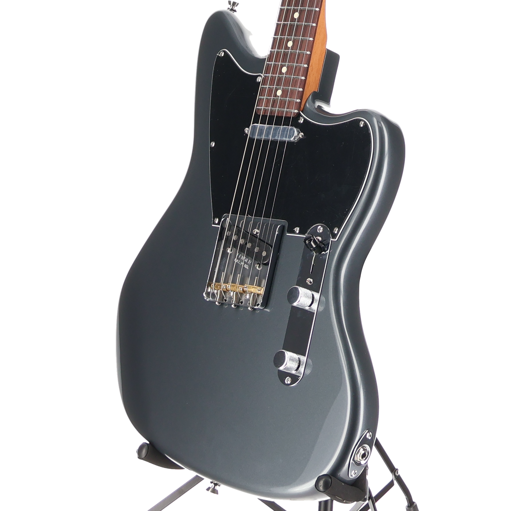 Fender MOD SHOP Made In USA Offset Telecaster Electric Guitar Charcoal Frost Metallic (Y11) (67235)