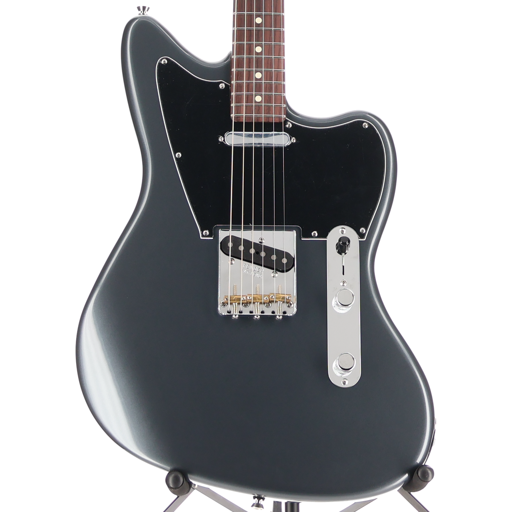 Fender MOD SHOP Made In USA Offset Telecaster Electric Guitar Charcoal Frost Metallic (Y11) (67235)