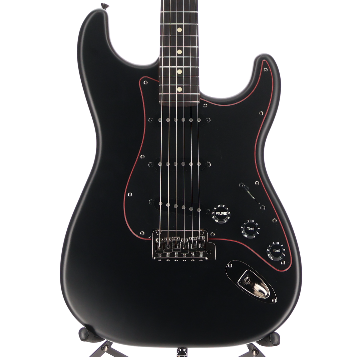 Fender Made in Japan Limited Hybrid II Stratocaster, Noir, Rosewood Fingerboard, Black (C4) (02311)