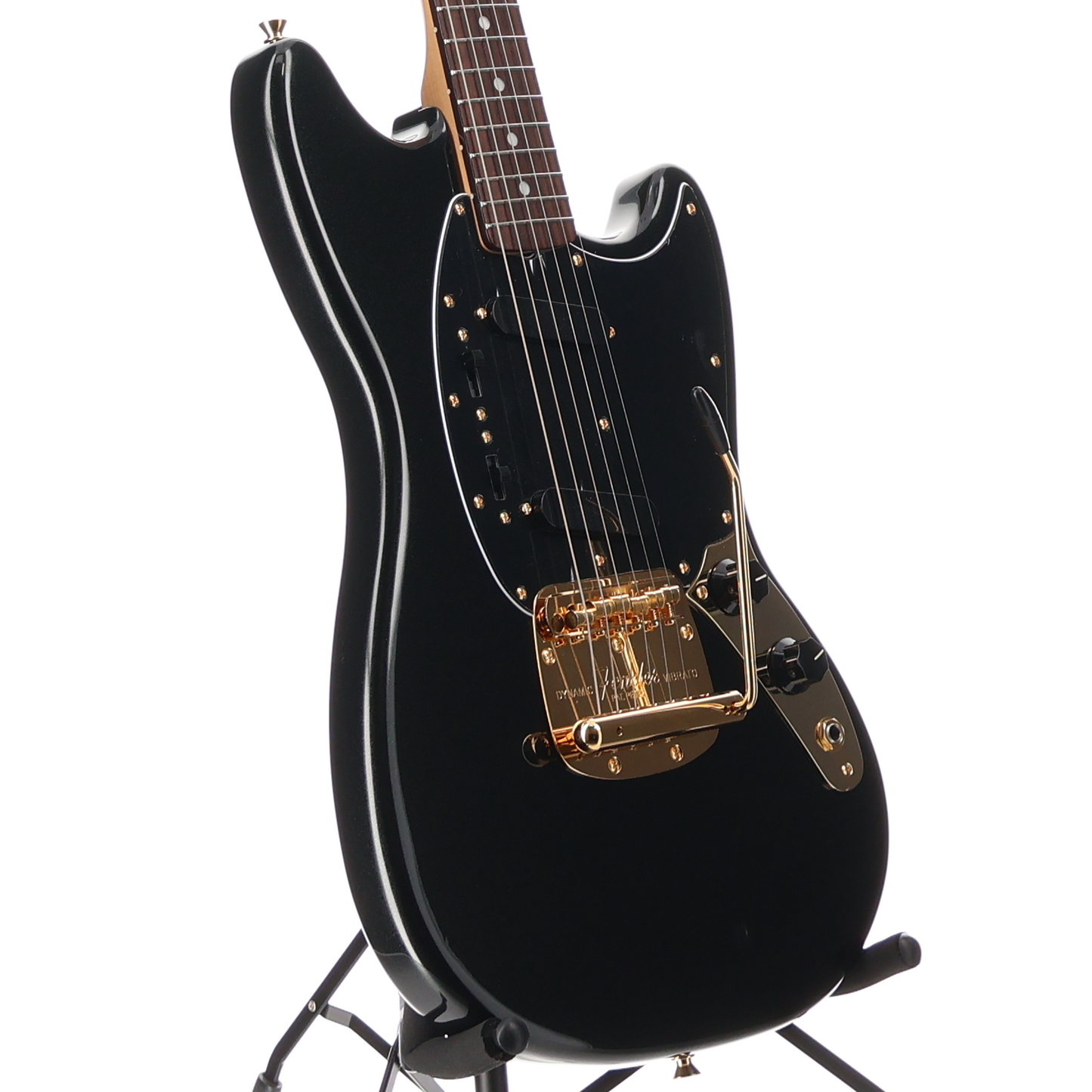 Fender Made in Japan Traditional 2025 Collection, 60s Mustang, Rosewood Fingerboard, Black Pearl (N5) (03621)