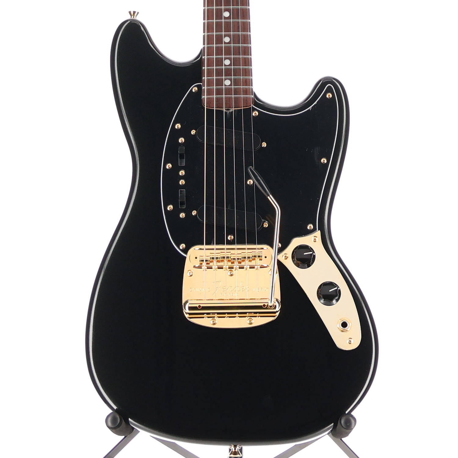 Fender Made in Japan Traditional 2025 Collection, 60s Mustang, Rosewood Fingerboard, Black Pearl (N5) (03621)