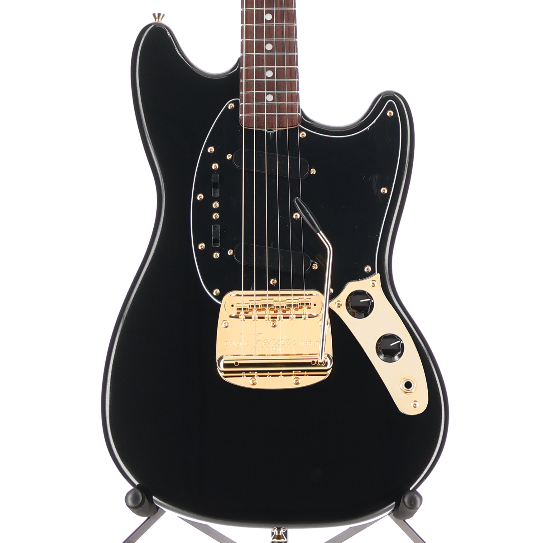 Fender Made in Japan Traditional 2025 Collection, 60s Mustang, Rosewood Fingerboard, Black Pearl (N5) (03621)
