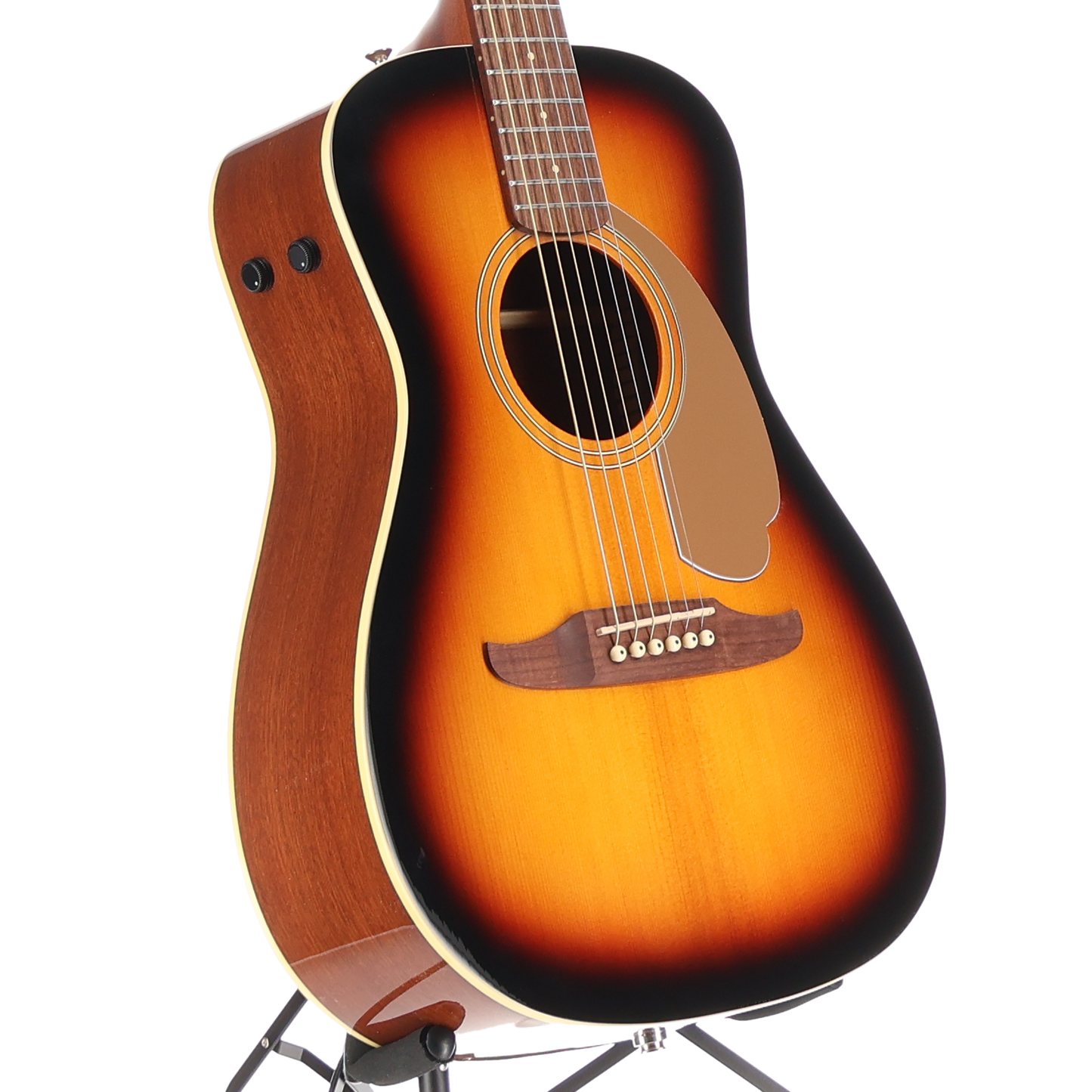 Fender Malibu Player, Walnut Fingerboard, Gold Pickguard, Sunburst (AA4) (08167)