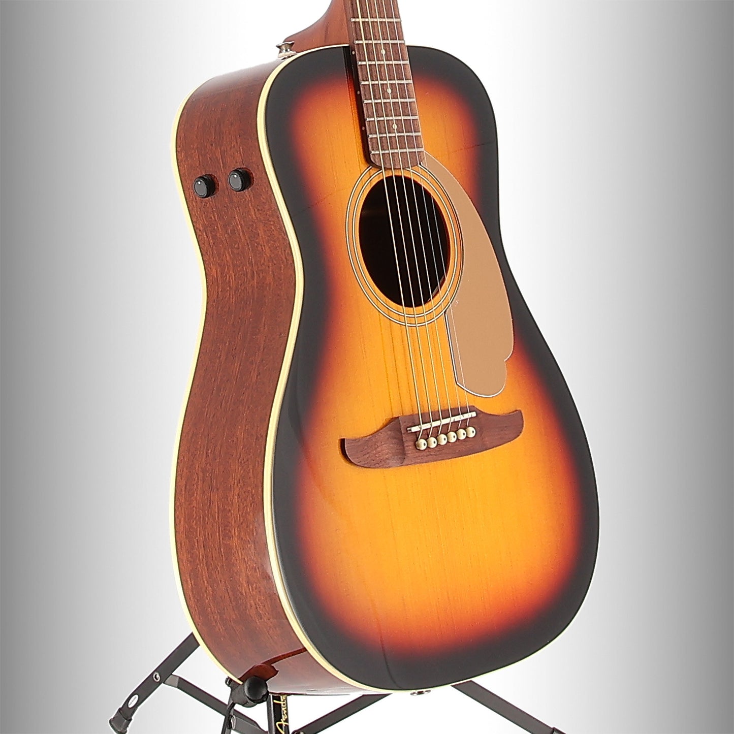 Fender Malibu Player, Walnut Fingerboard, Gold Pickguard, Sunburst (RP) (22503)