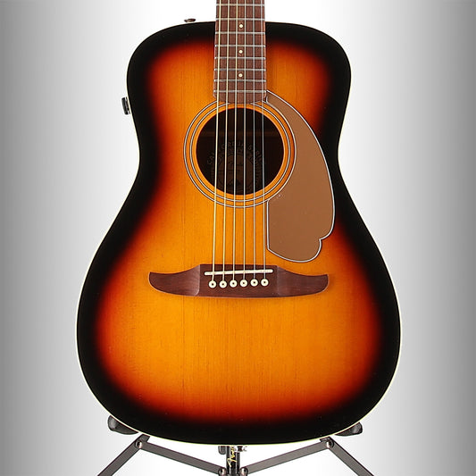 Fender Malibu Player, Walnut Fingerboard, Gold Pickguard, Sunburst (RP) (22503)
