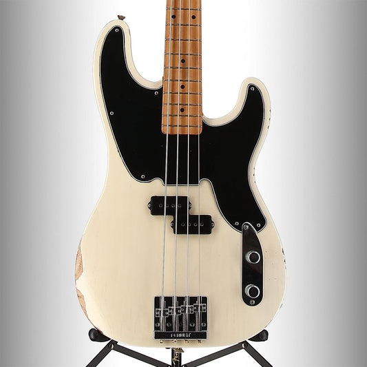 Fender Mike Dirnt Road Worn Precision Bass, Maple Fingerboard, White Blonde (RC4) (62950)