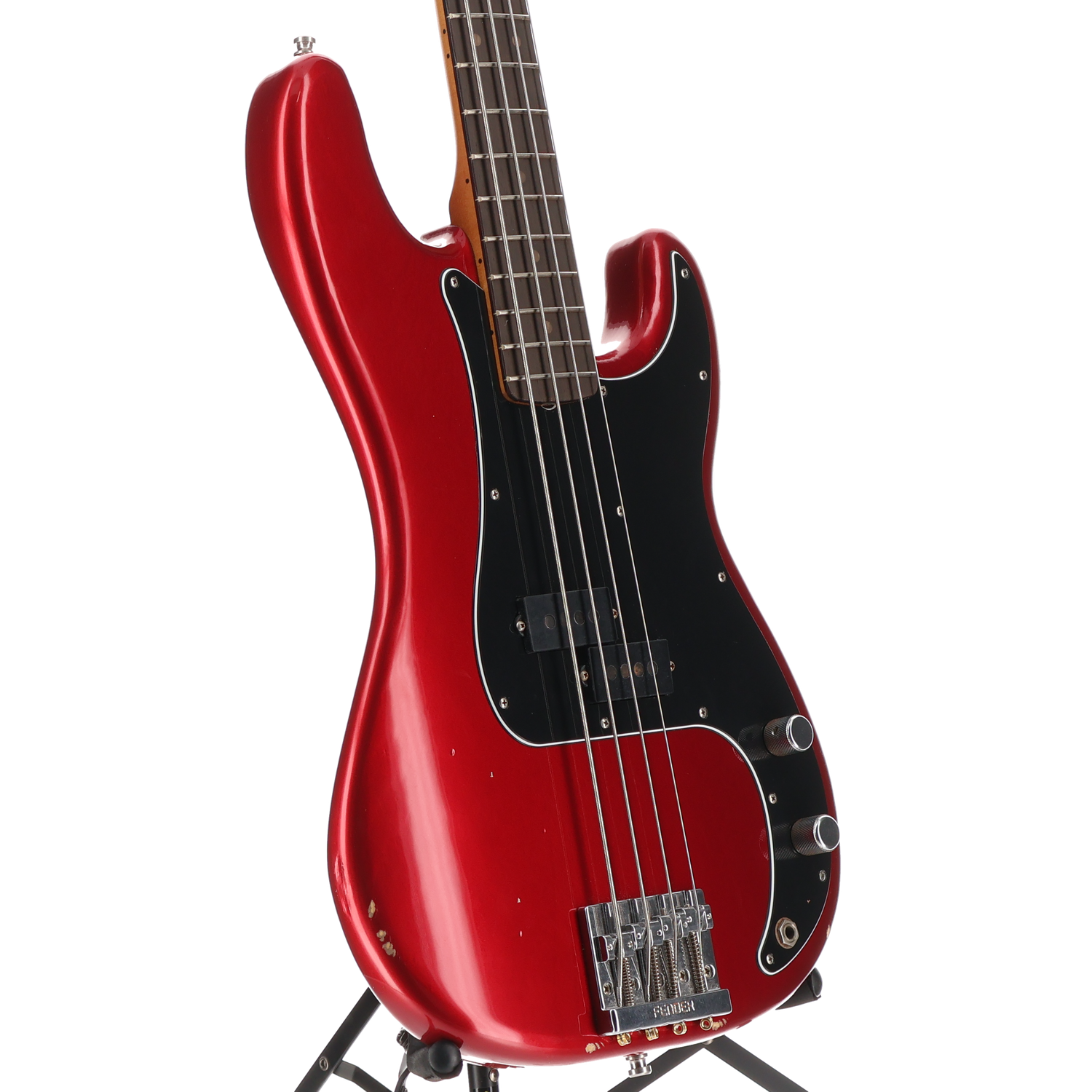 Fender Nate Mendel P Bass, Rosewood Fingerboard, Candy Apple Red (AA5) (09629)