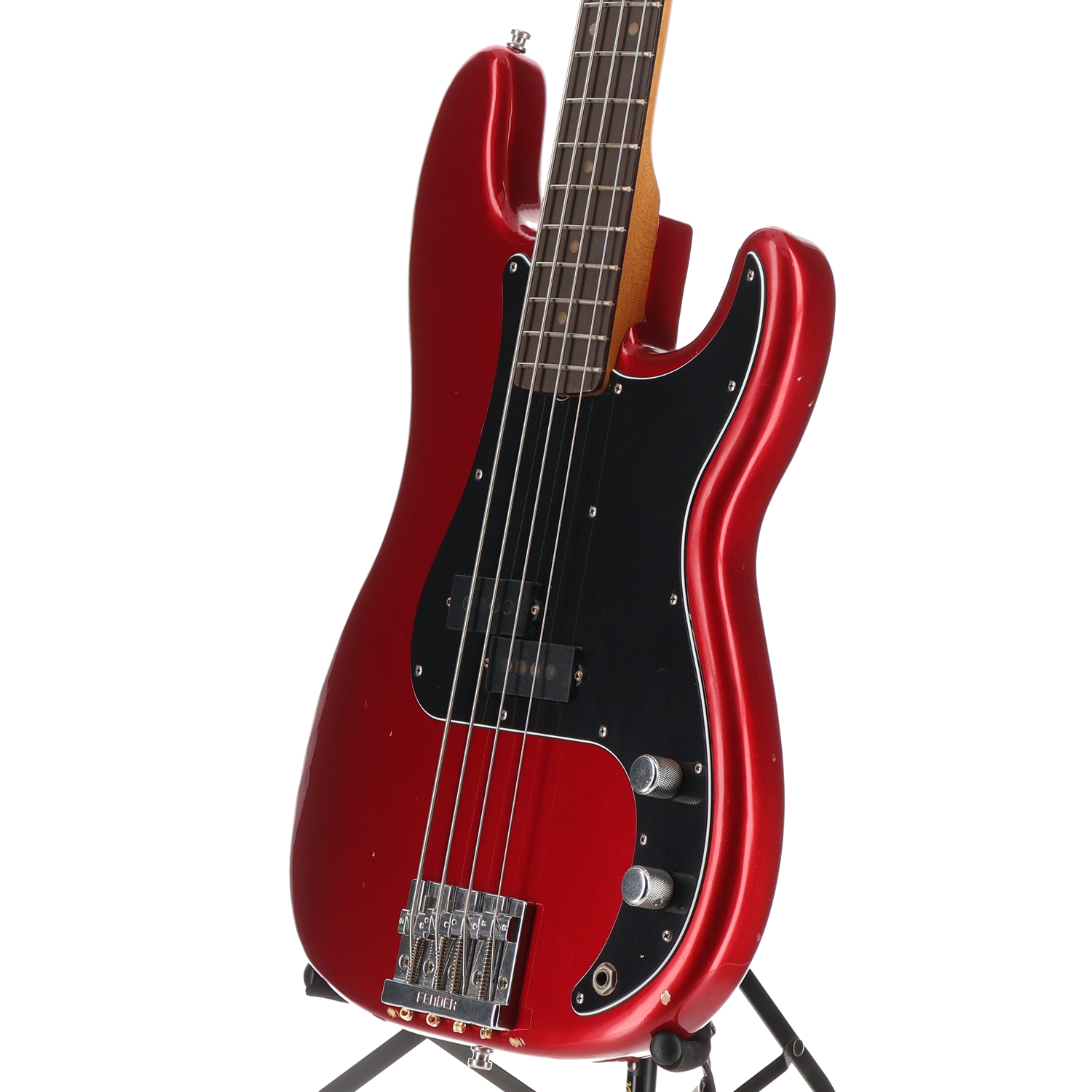 Fender Nate Mendel P Bass, Rosewood Fingerboard, Candy Apple Red (AA5) (09629)