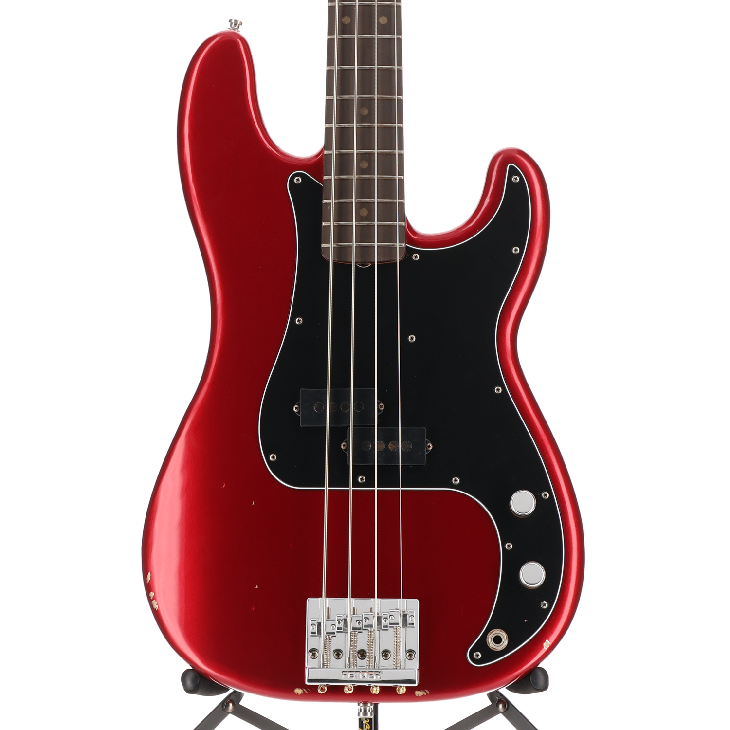 Fender Nate Mendel P Bass, Rosewood Fingerboard, Candy Apple Red (AA5) (09629)