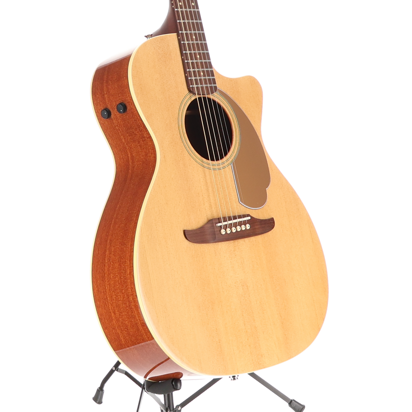 Fender Newporter Player, Walnut Fingerboard, Gold Pickguard, Natural (D4) (50107)
