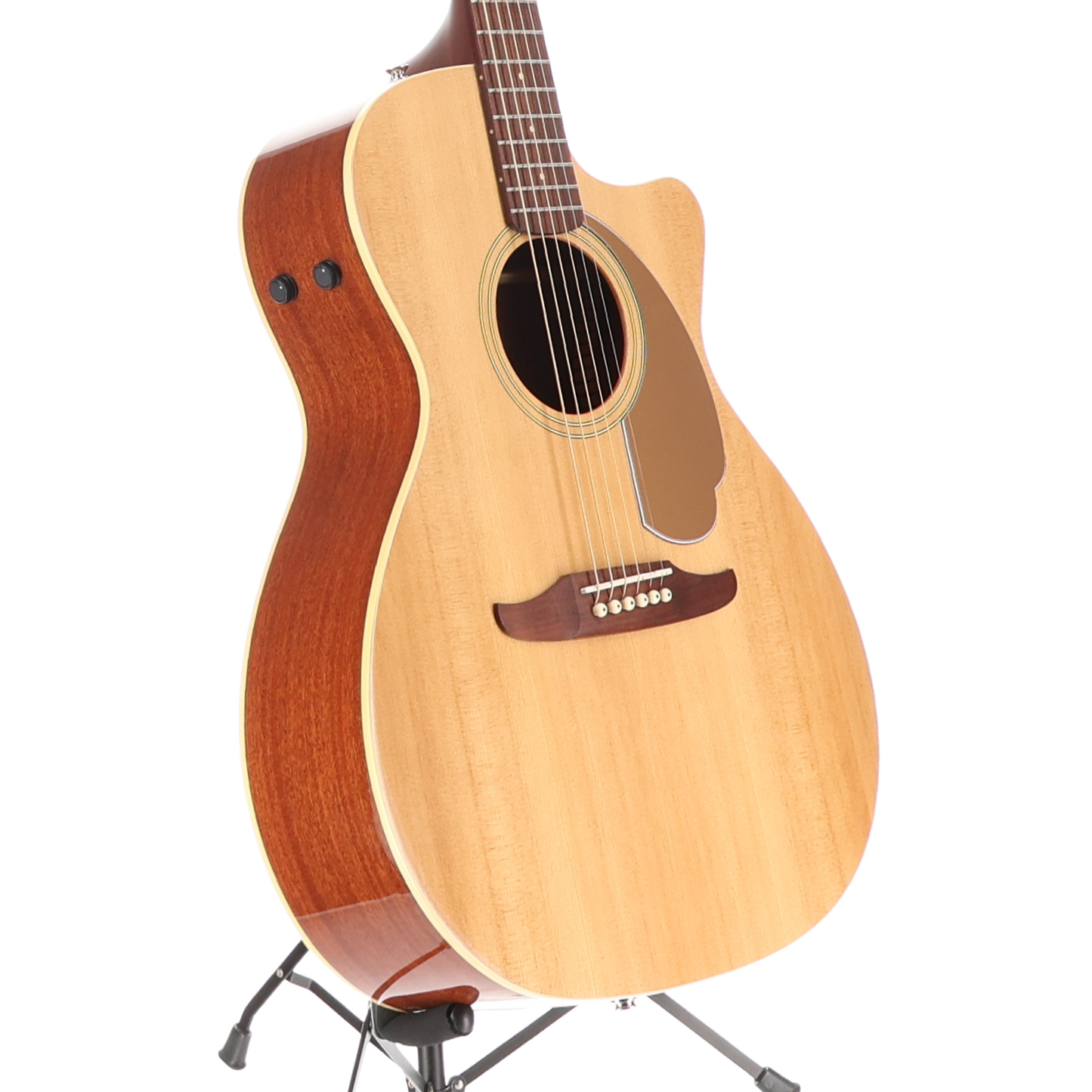 Fender Newporter Player, Walnut Fingerboard, Gold Pickguard, Natural (SR) (47581)