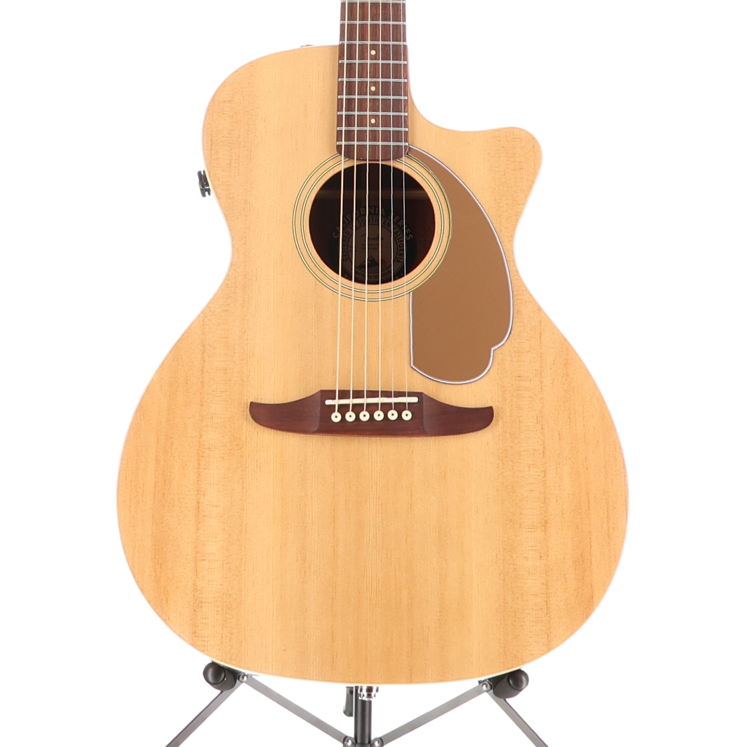 Fender Newporter Player, Walnut Fingerboard, Gold Pickguard, Natural (SR) (47581)