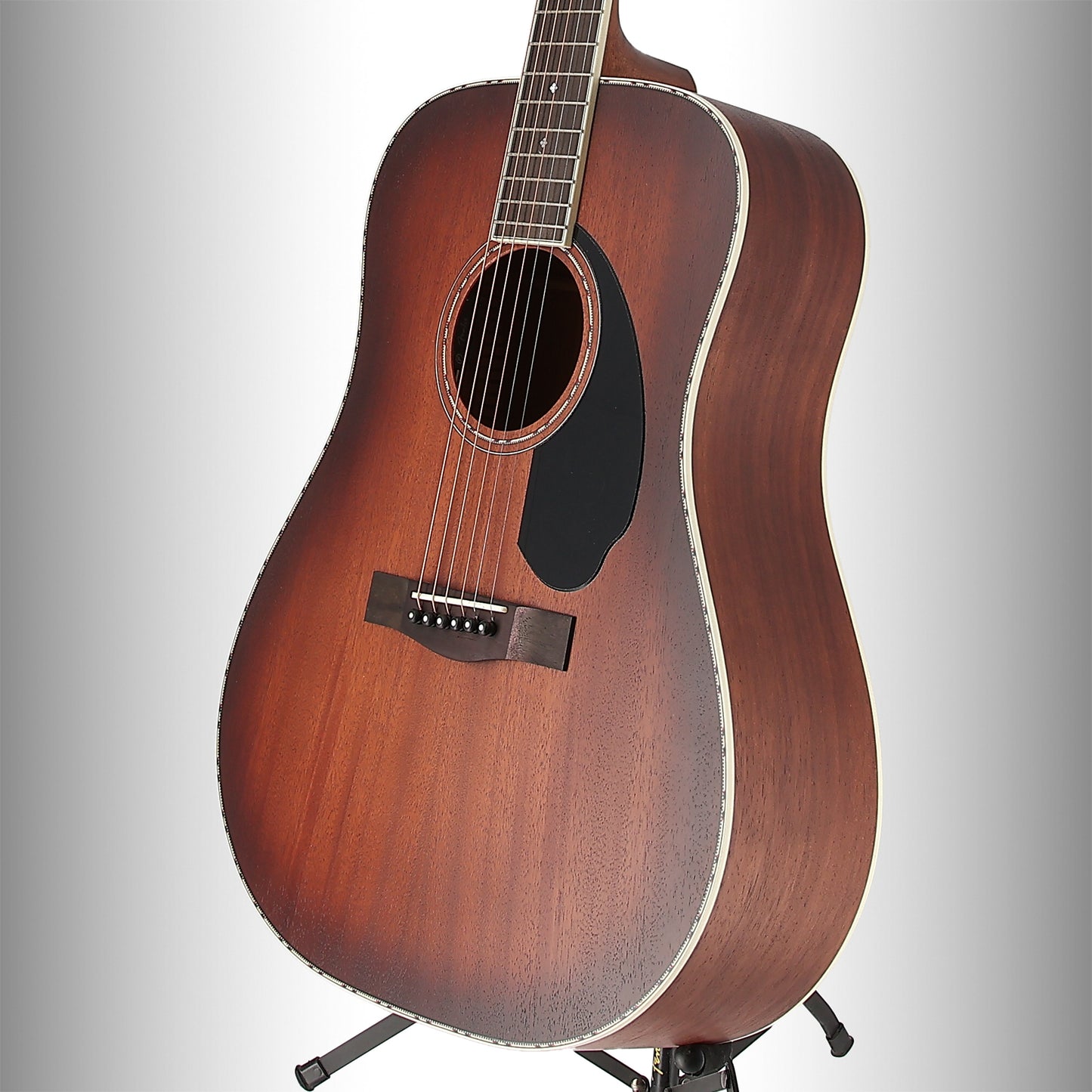 Fender PD-220E Dreadnought, All Mahogany, Ovangkol Fingerboard, Aged Cognac Burst (RP) (10337)