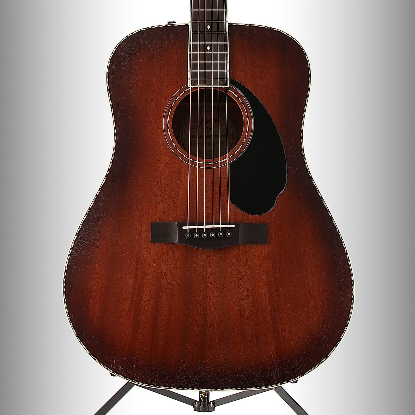 Fender PD-220E Dreadnought, All Mahogany, Ovangkol Fingerboard, Aged Cognac Burst (RP) (10337)